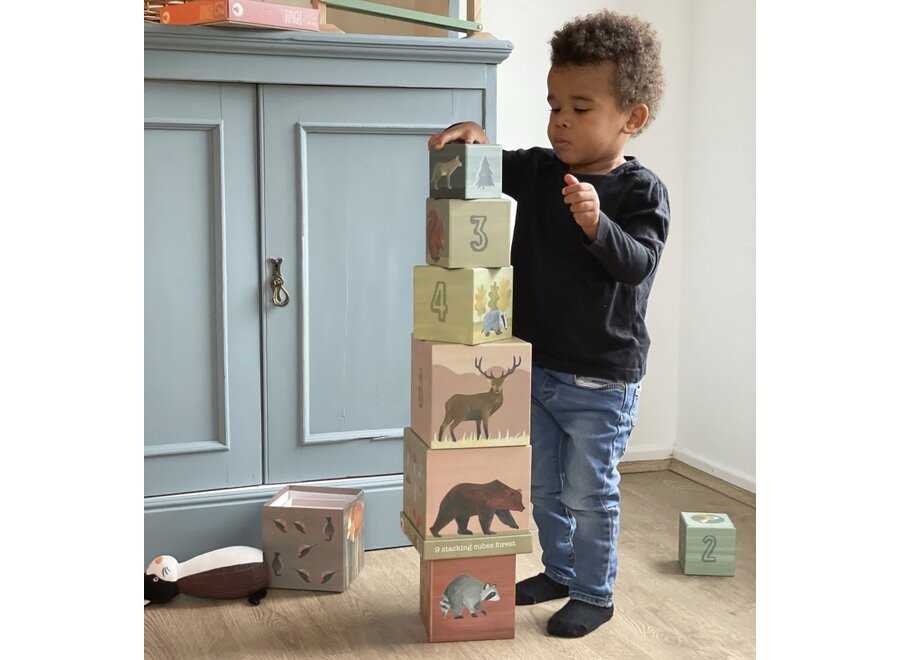Egmont toys Stapelkubussen bosdieren