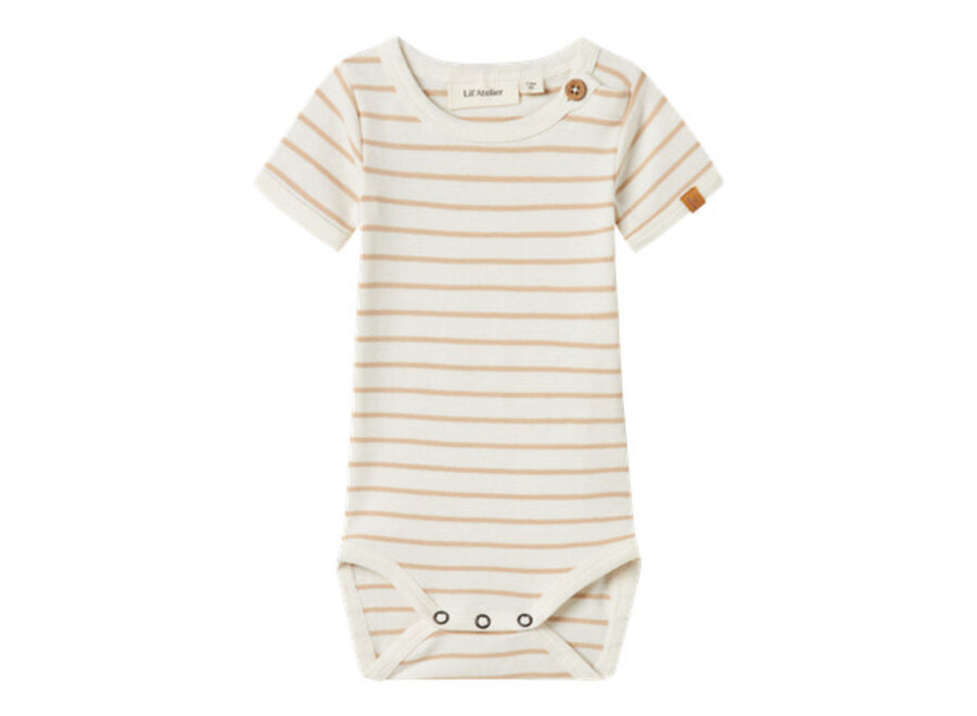 Lil' Atelier Geo Anm Ss Body Irish Cream