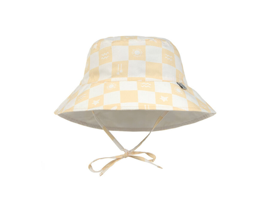 Lässig UV-Vissershoed Check Vanilla