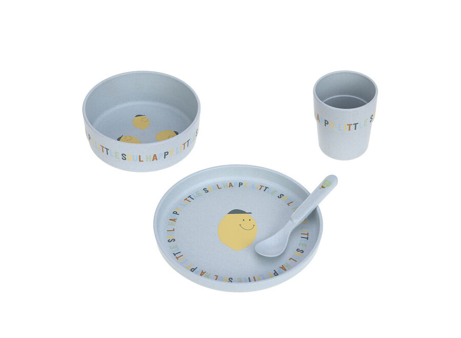 Lässig Serviesset PP/Cellulose Lemon