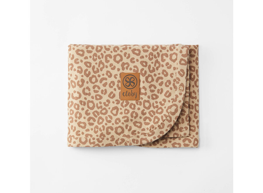 Cloby UV blanket Leopard Brown