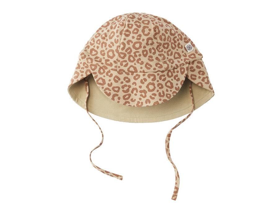 Cloby Zonnehoedje UPF 50 Leopard/Sandy