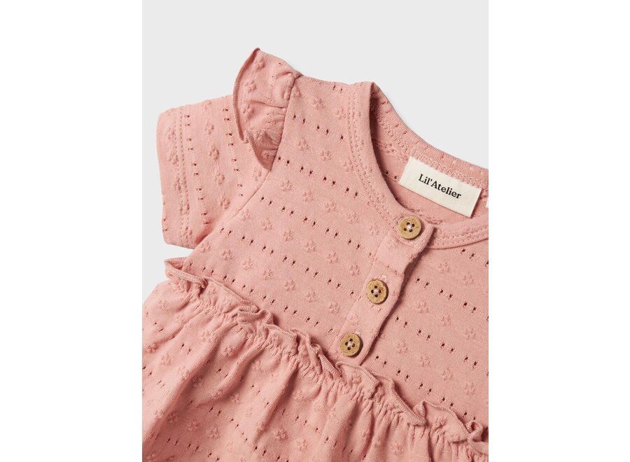 Lil' Atelier Jamla body dress misty rose