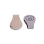 Cloby Leather clips sand/grey
