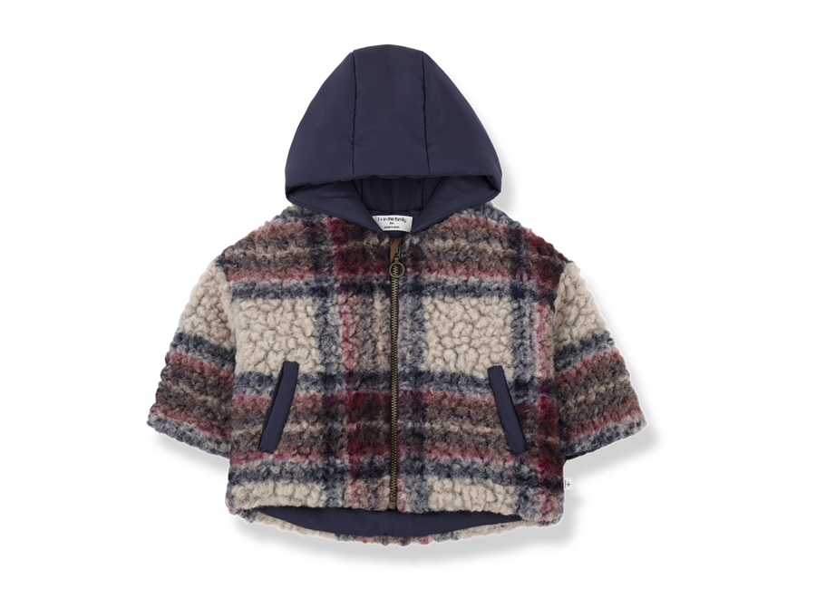 1+ Hans Hooded Jacket Dark-Blue