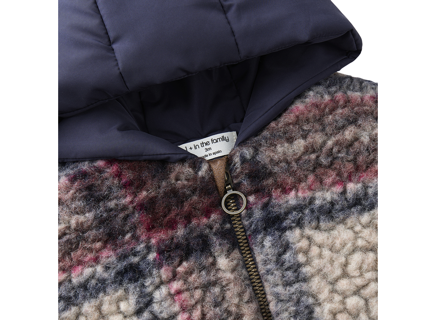 1+ Hans Hooded Jacket Dark-Blue