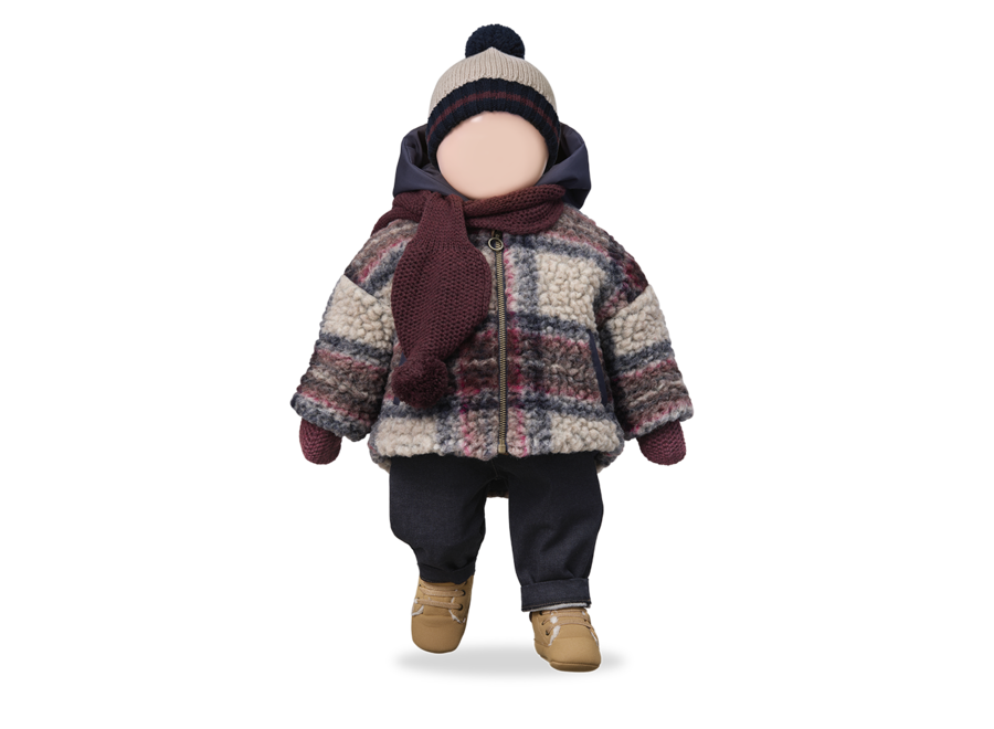 1+ Hans Hooded Jacket Dark-Blue