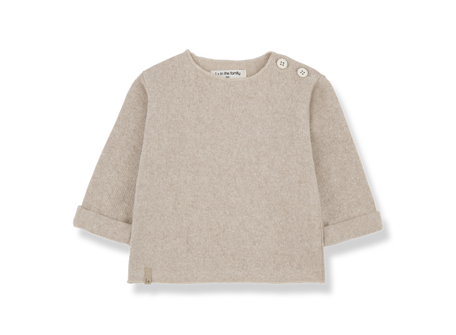 1+ Chapin L.Sleeve T-Shirt Beige