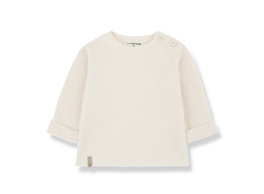 1+ Chapin L.Sleeve T-Shirt Ecru