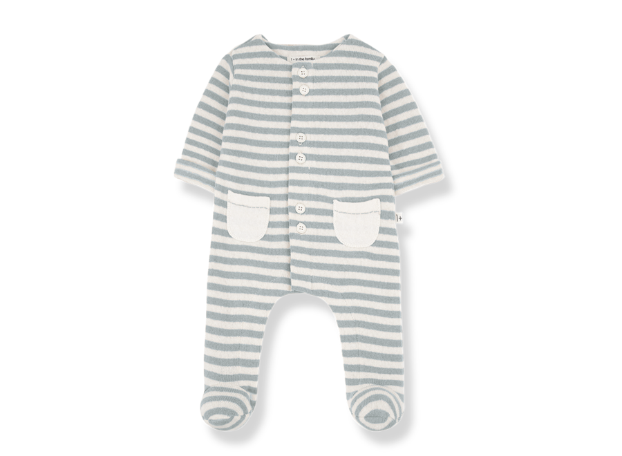 1+ Milo Jumpsuit W/Feet Nuvola
