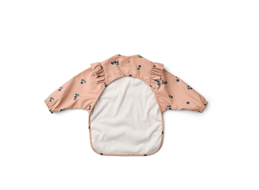 LW Merle Ruffle Cape Bib Berry / Pale Tuscany