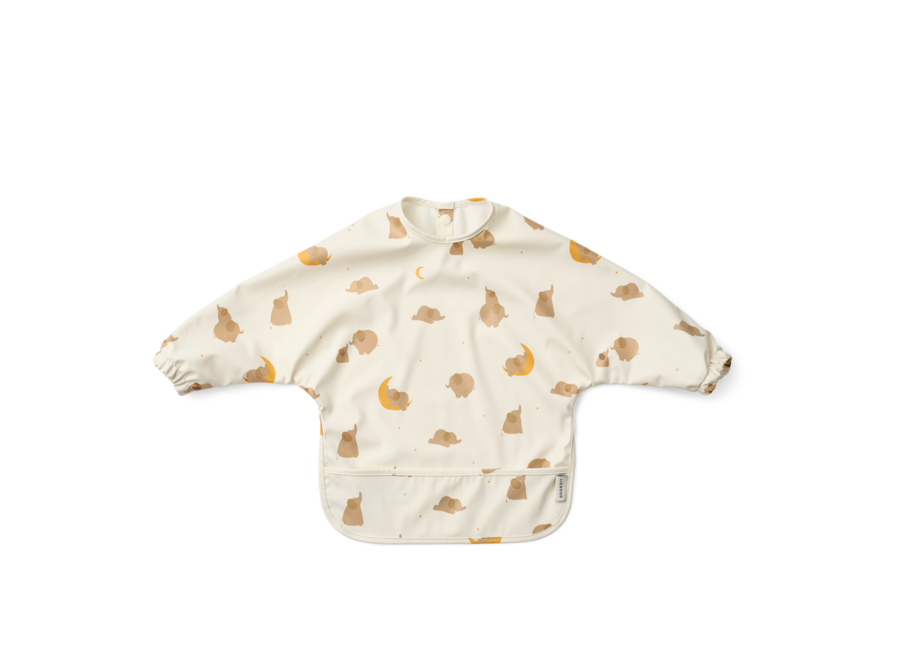 LW Merle Cape Bib Elephant / Creme de la creme