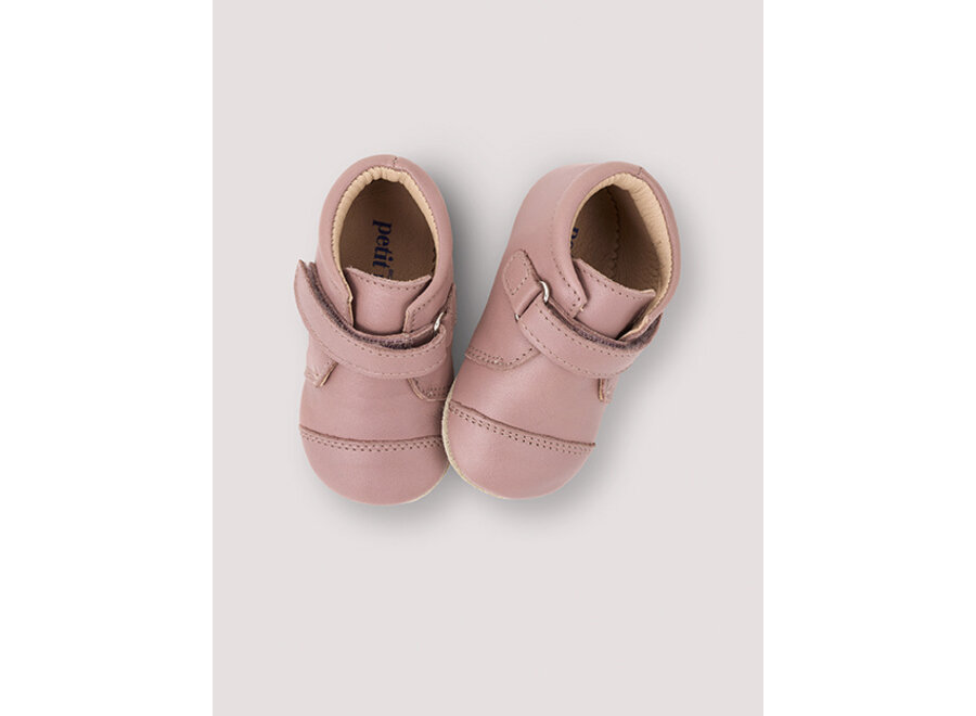 Petit Nord Shoe with Velcro Tanned rose