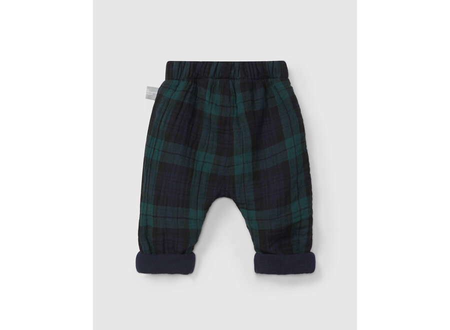 Snug Broek ruit Green