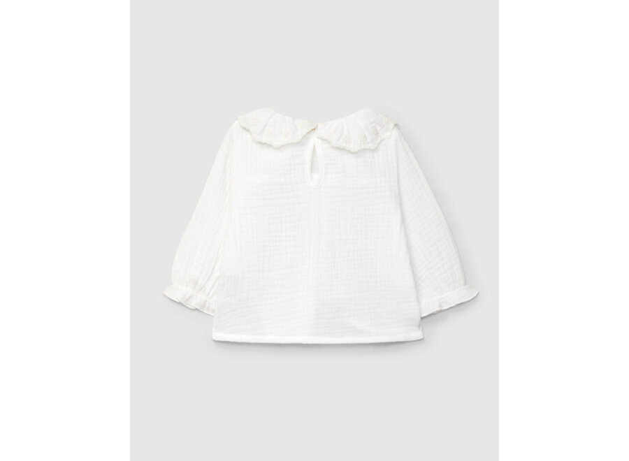 Snug Blouse colar Off-white