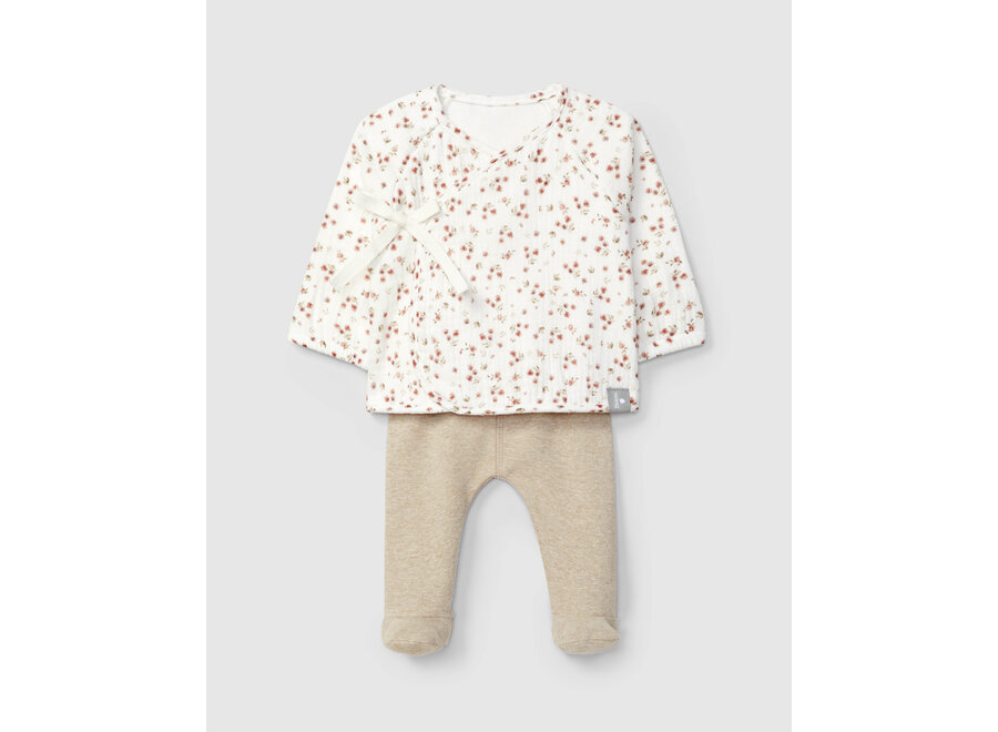 Snug Newborn set Flower Pink