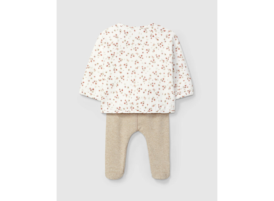 Snug Newborn set Flower Pink