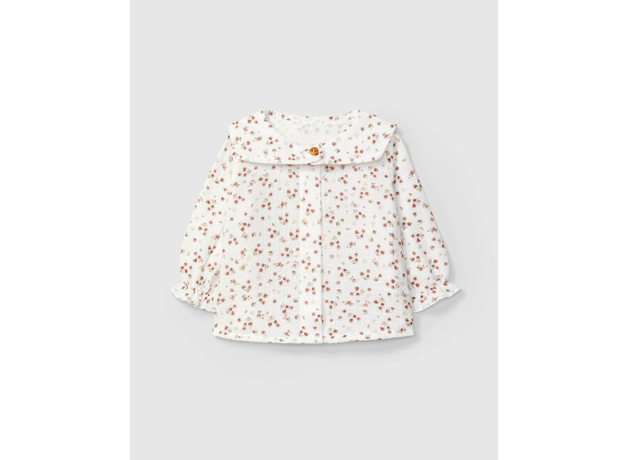 Snug Blouse Flower Pink