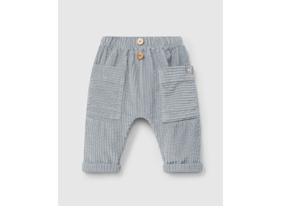 Snug Broek Rib Bluegrey