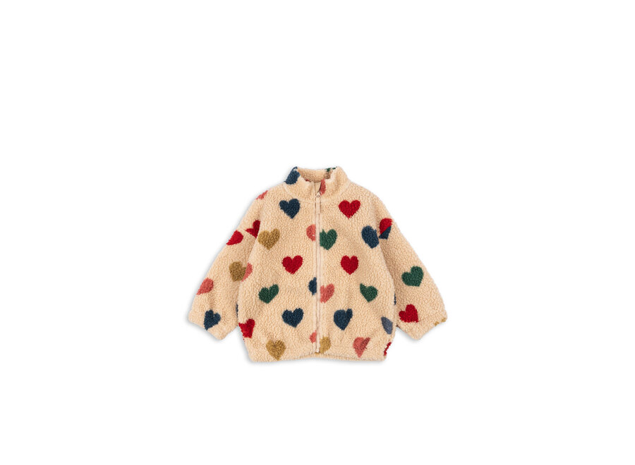 Konges Slojd Jody Teddy Jacket bon coeur colore