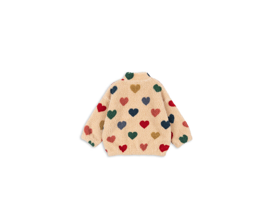Konges Slojd Jody Teddy Jacket bon coeur colore