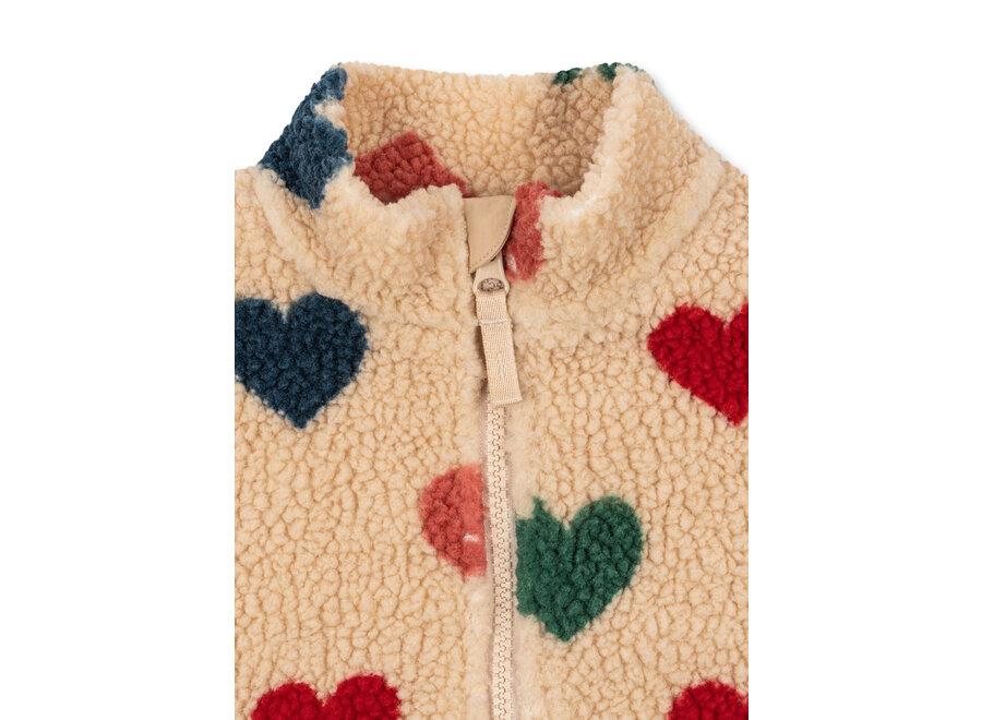 Konges Slojd Jody Teddy Jacket bon coeur colore