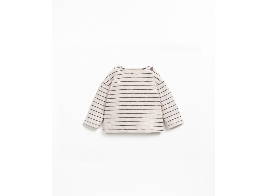 PU T-Shirt Stripe Grafite