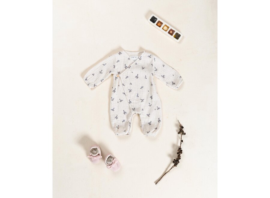 PU Jumpsuit Print Woven