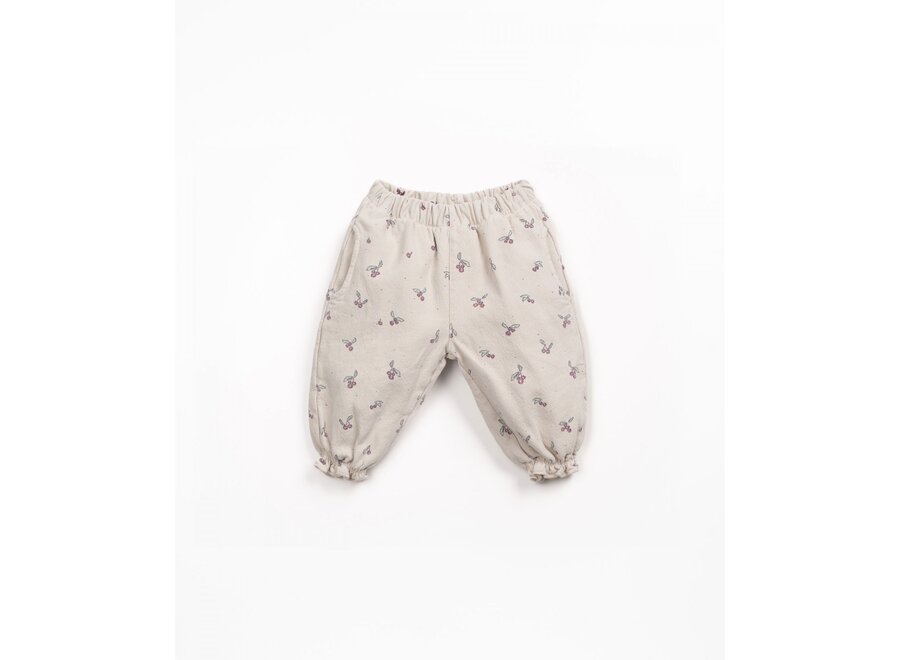 PU Broek Print Tones