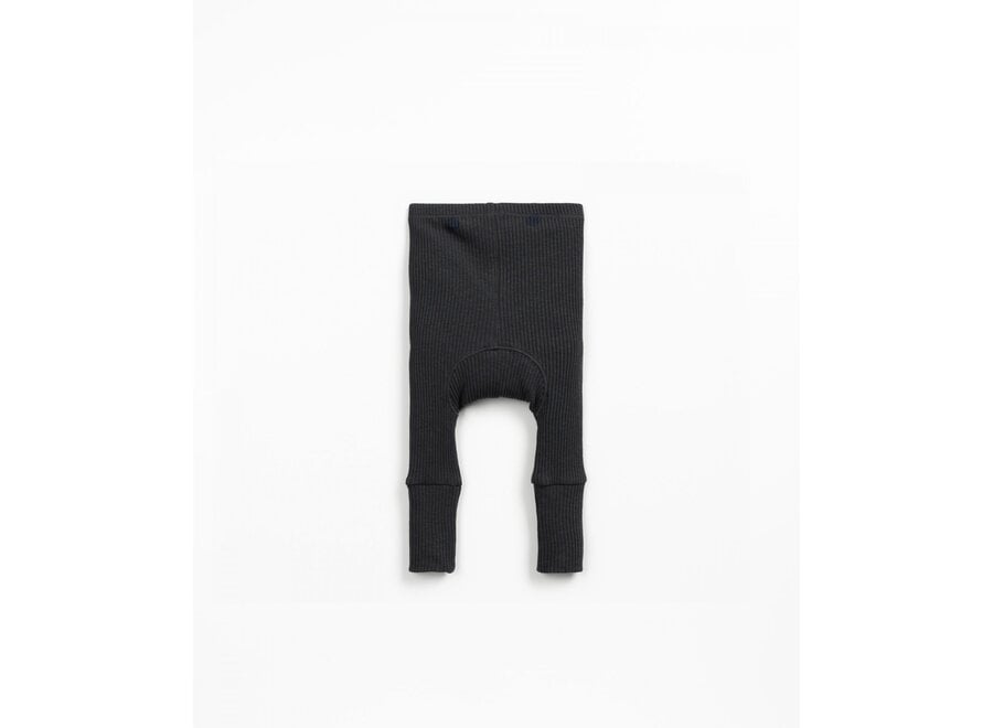 PU Rib Flame Legging Grafite