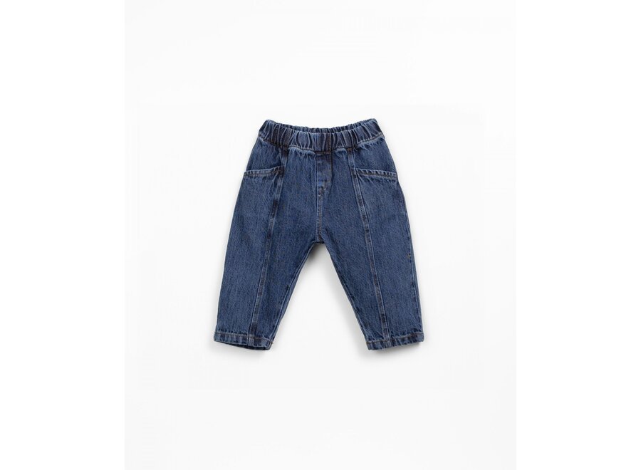 PU Broek Denim