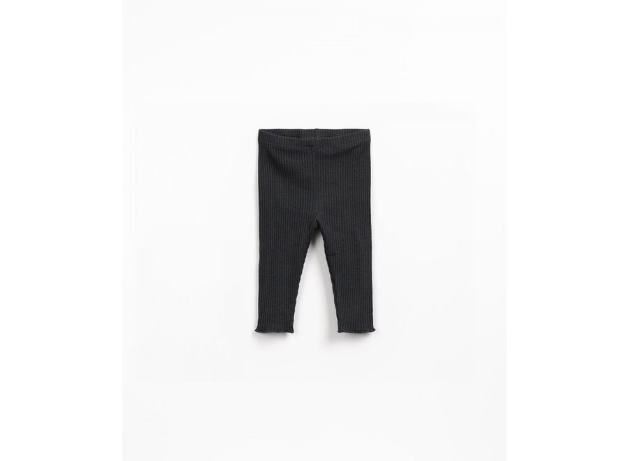 PU Rib Flame Legging Grafite 2AR