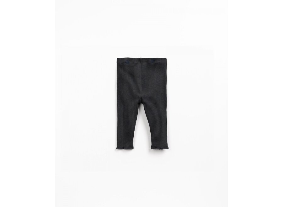 PU Rib Flame Legging Grafite 2AR
