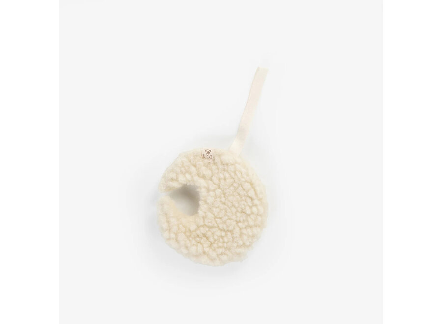 Kico Label knuffeldoekje wol Maan Naturel