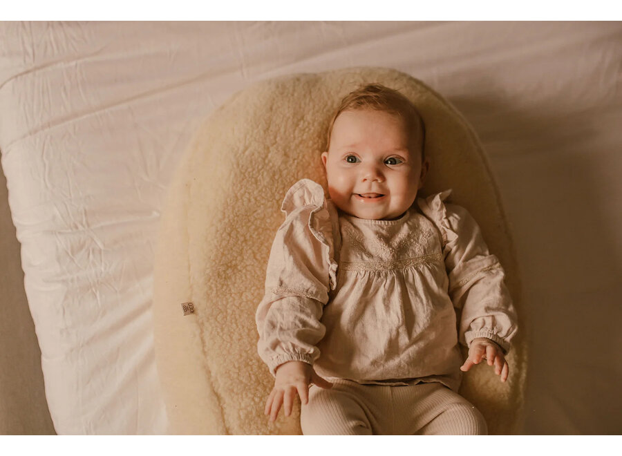 Kico Label Voedingskussenhoes Wol Beige