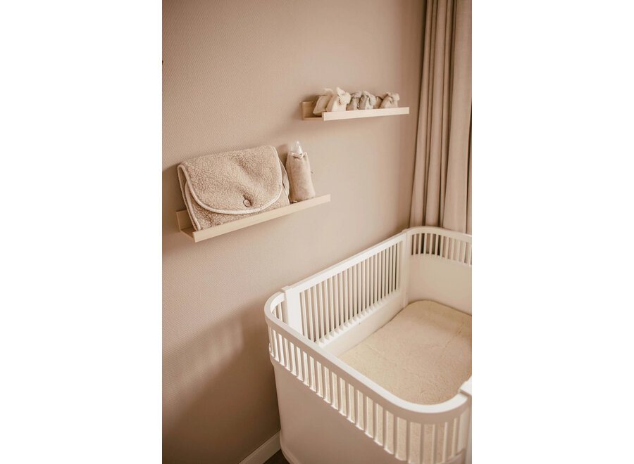 Kico Label Hoeslaken wieg wol naturel