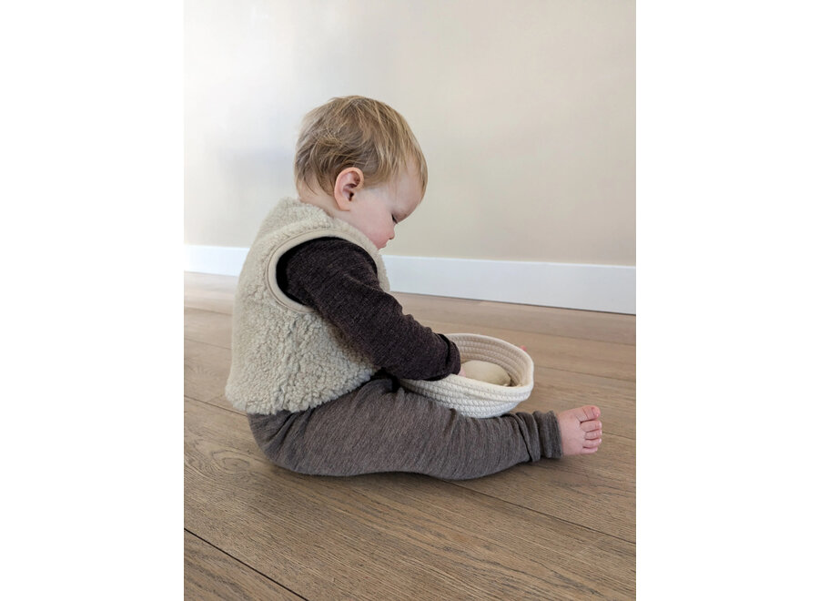A Lulu bodywarmer Sand