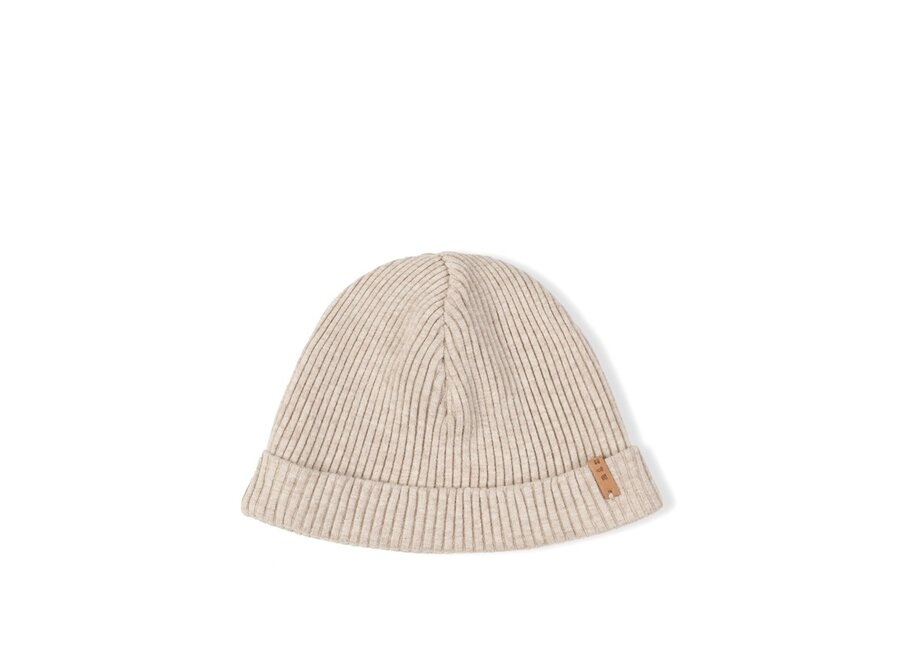 Nixnut Rib Beanie Beige