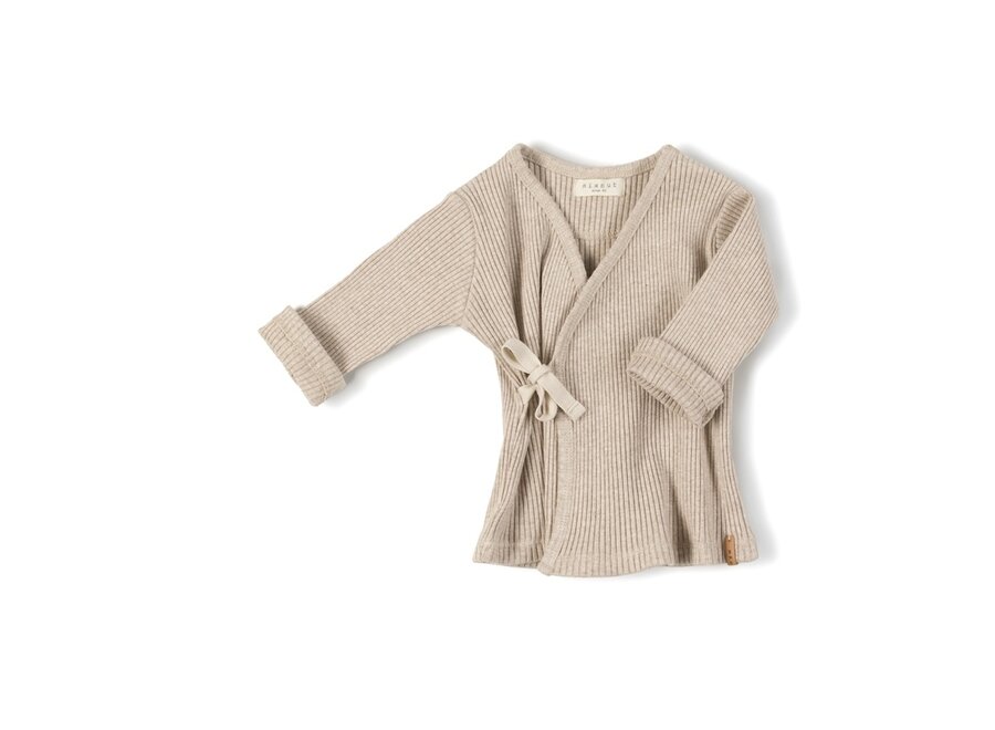 Nixnut Rib vest Beige