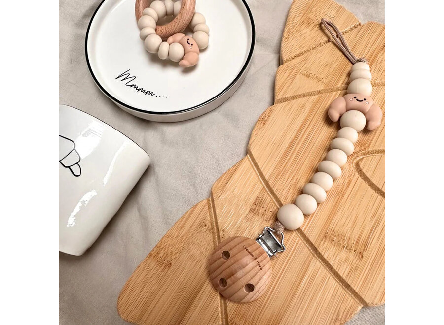 Chewies&more Clip Siliconen Croissant-Linnen