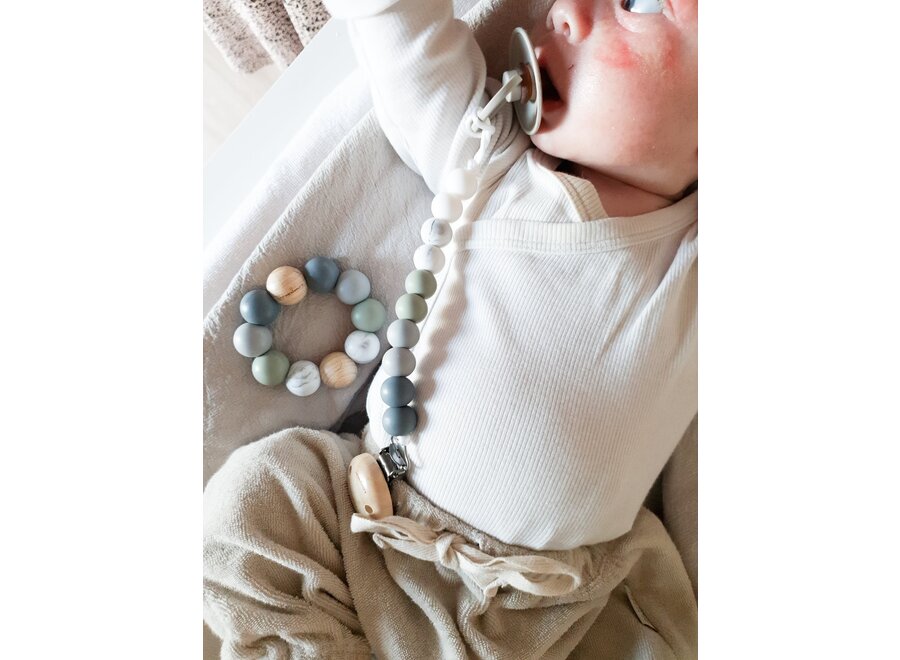 Chewies&more Basic clip Ombre sage