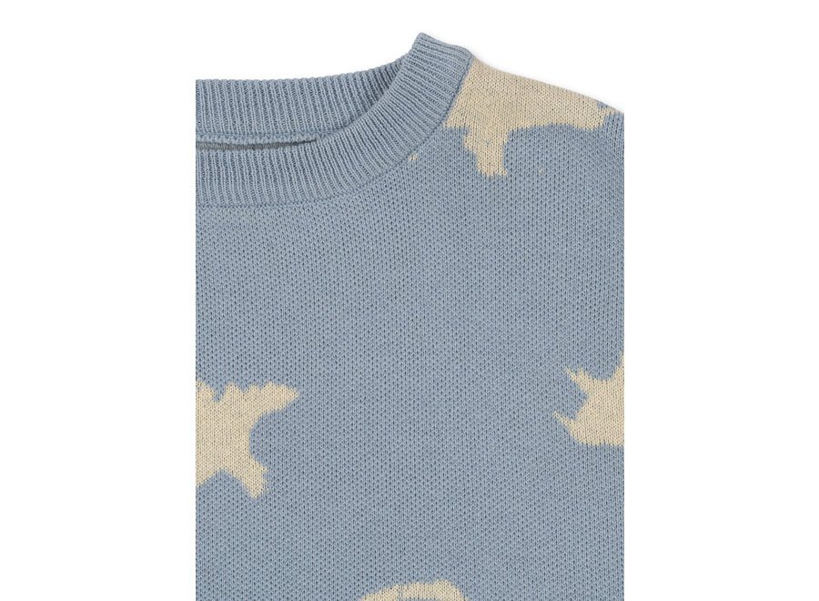 KS Lapis Knit Sweater Dino Mist