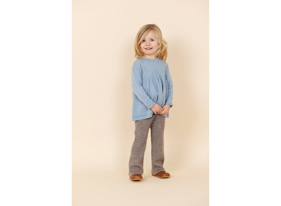 CC Broek Rib wol naturel