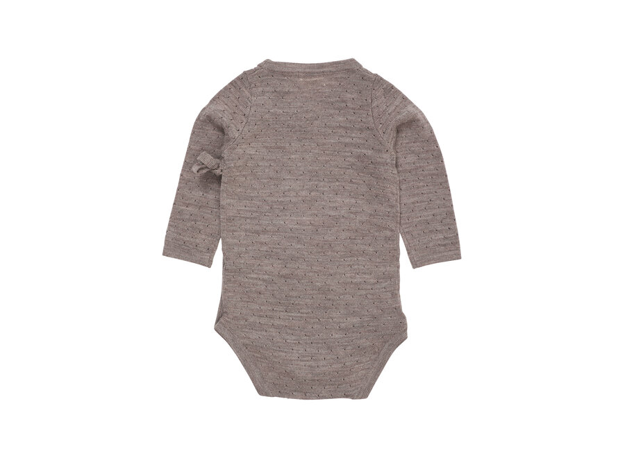 CC Overslagromper Rib wol naturel