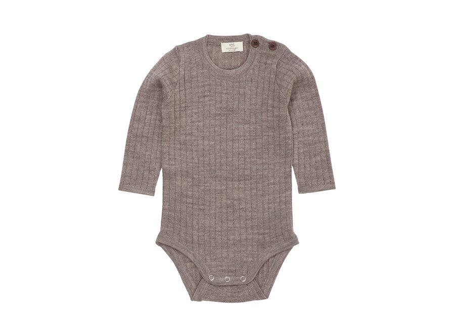 CC Romper Rib wol naturel