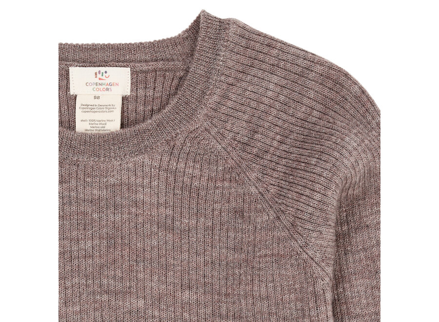 CC Longsleeve Rib wol naturel