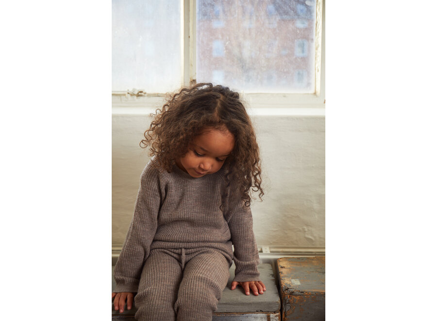 CC Longsleeve Rib wol naturel