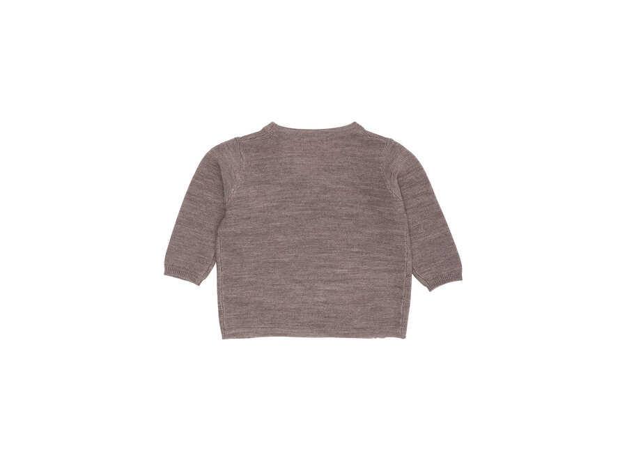 CC Overslag vestje wol Cream