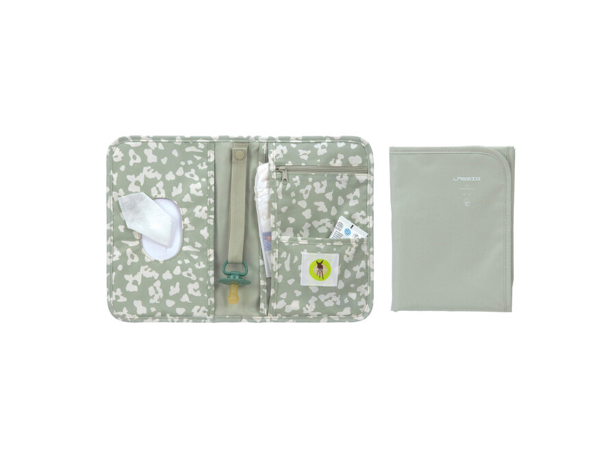Lassig changing pouch leo khaki