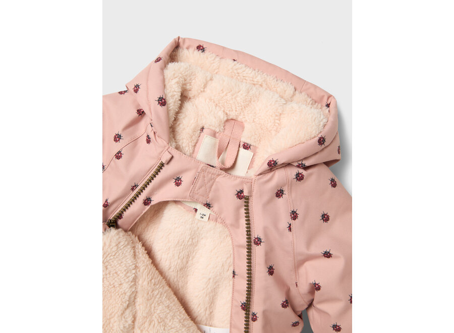 Lil' Atelier Lasnow Jacket Misty Rose Ladybug